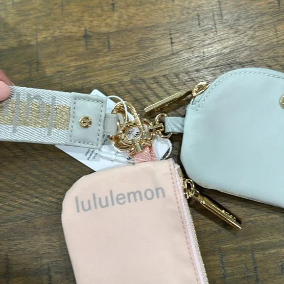 lululemon athletica Pink and Cream Mini Pouches - Picture 5 of 6